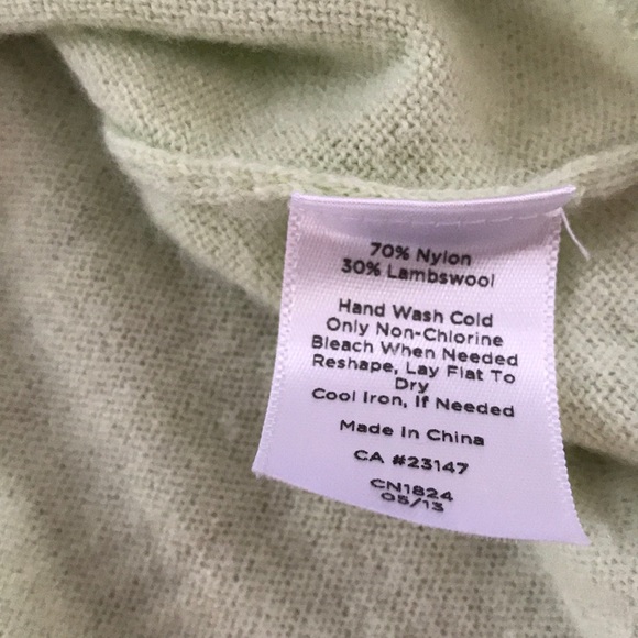 Talbots crew neck lambswool blend sweater - Picture 4 of 7